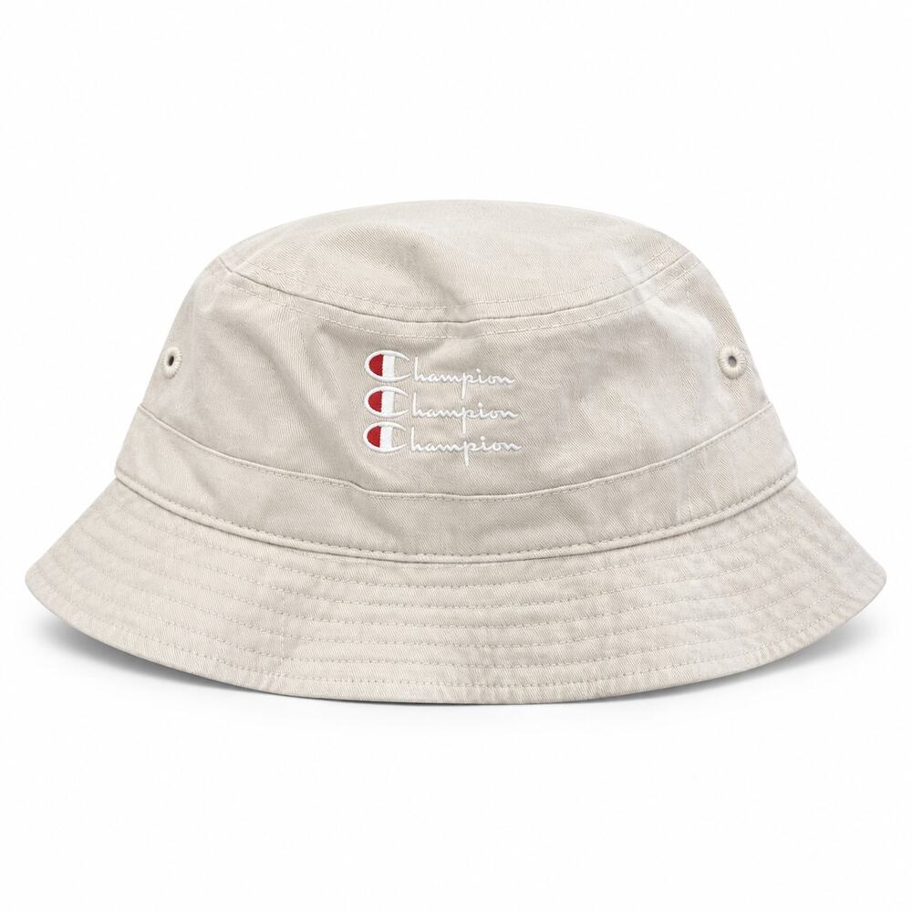 NEW Champion Life Garment Washed Relaxed Bucket Hat L/XL Pebblestone